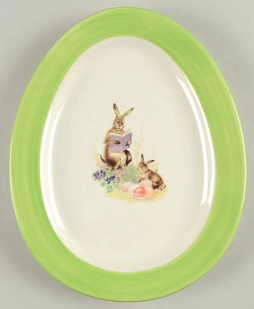Nostalgic Easter Luncheon Plate