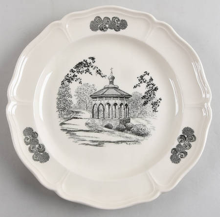 Scenes of Cincinnati Dinner Plate