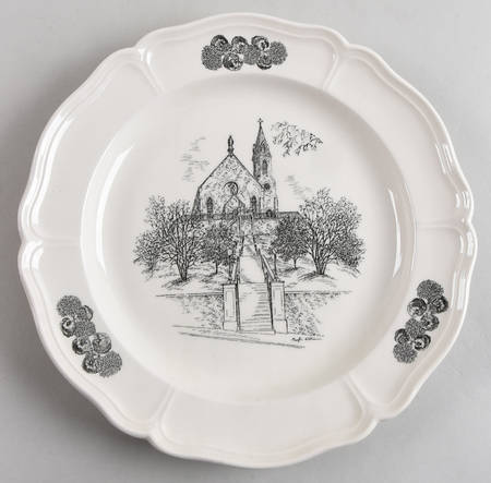 Scenes of Cincinnati Dinner Plate