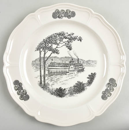 Scenes of Cincinnati Dinner Plate
