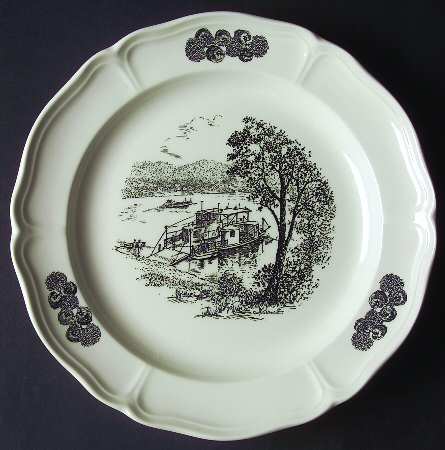 Scenes of Cincinnati Dinner Plate