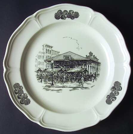 Scenes of Cincinnati Dinner Plate