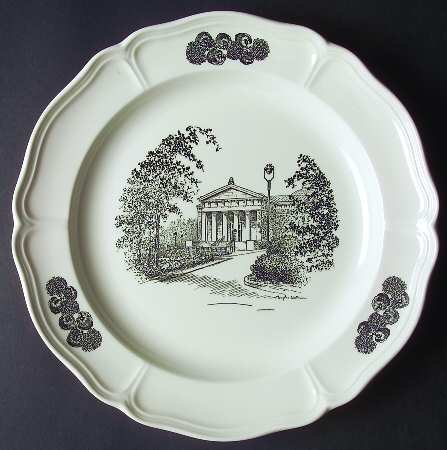 Scenes of Cincinnati Dinner Plate