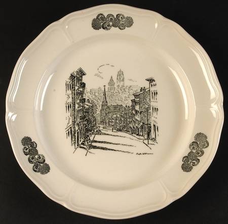 Scenes of Cincinnati Dinner Plate