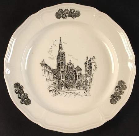 Scenes of Cincinnati Dinner Plate by Wedgwood