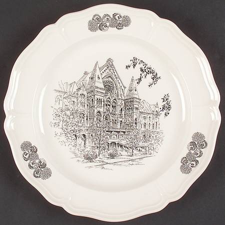 Scenes of Cincinnati Dinner Plate
