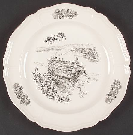 Scenes of Cincinnati Dinner Plate