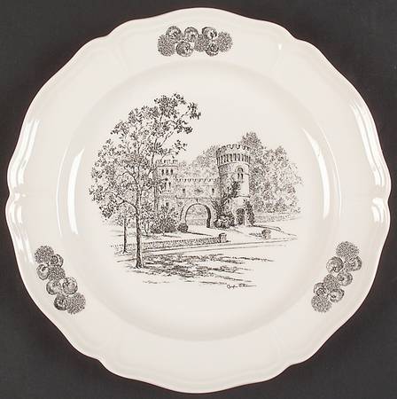 Scenes of Cincinnati Dinner Plate