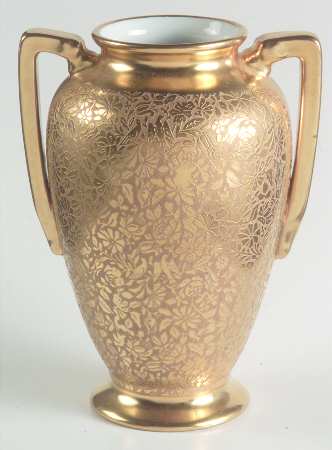 Doves, Roses and Daisies 5" Handled Vase