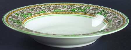 Florentine Green (Green, Yellow Bands) by Wedgwood