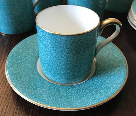 W4209 Bond Shape Demitasse Cup and Saucer Set
