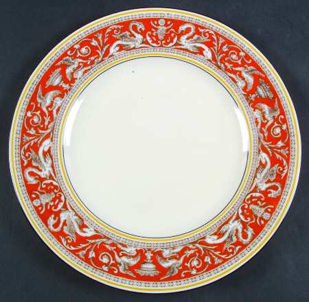 Florentine Orange (No Center Design, Ivory) by Wedgwood