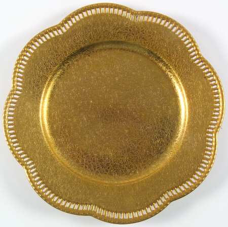 Doves, Roses and Daisies Pierced Service Plate (Charger)