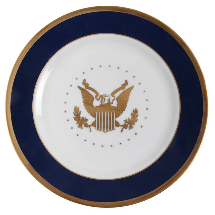 William Jefferson Clinton Luncheon Plate