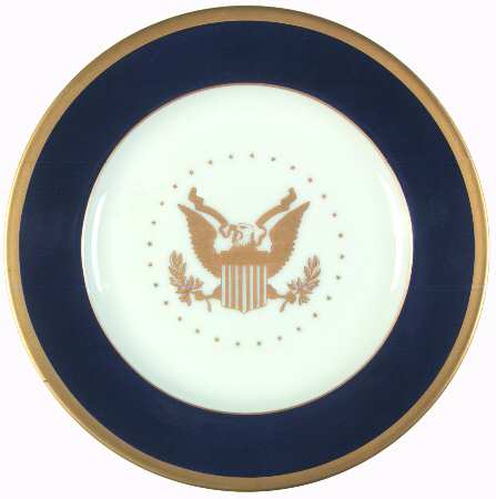 William Jefferson Clinton Salad/Dessert Plate