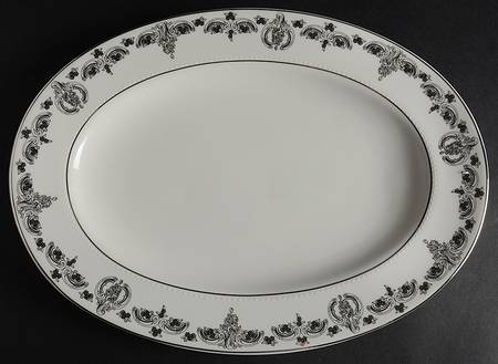 Grande Baroque 14" Oval Serving Platter