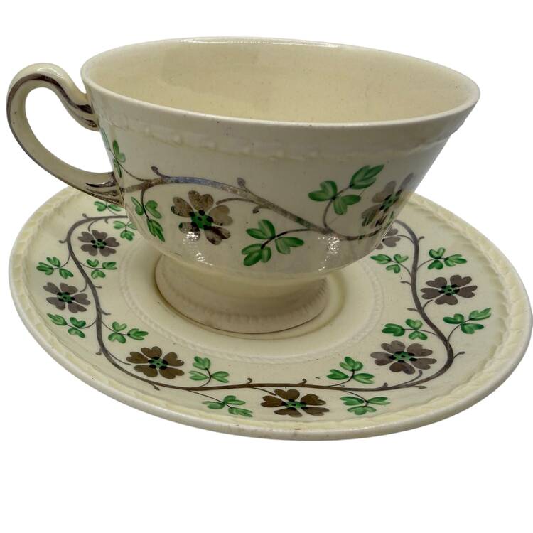 Amh9569 Footed Cup & Saucer Set