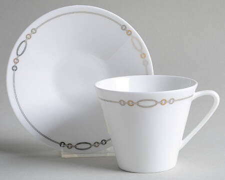 Dorado Flat Cup & Saucer Set