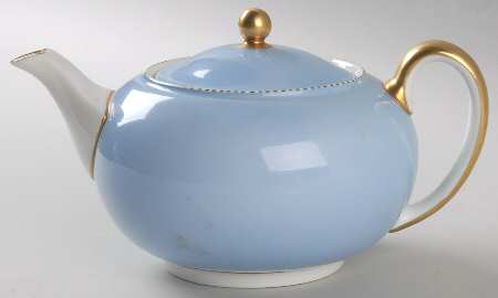 April Blue Teapot & Lid