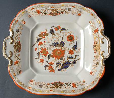 Japan Square Handled Cake Plate