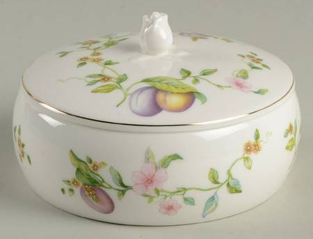 Sweet Plum 4" Round Box & Lid