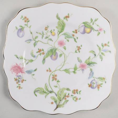 Sweet Plum Square Salad Plate