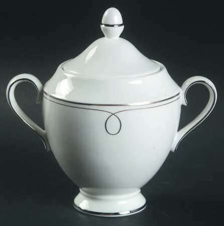 Embrace Platinum Sugar Bowl & Lid