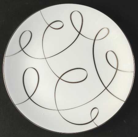 Embrace Platinum Accent Salad Plate