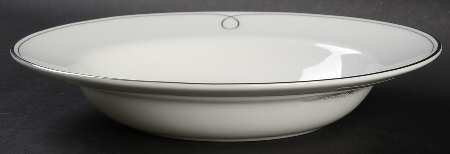 Embrace Platinum Rim Soup Bowl