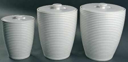 Emeril Chef's White (3 Piece) Canister Set (Box Set)