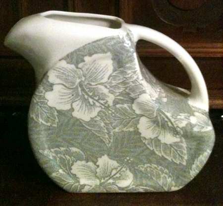 Hibiscus Gray Pitcher