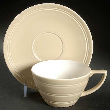 Jasper Conran Casual Biscuit Breakfast Cup & Saucer Set