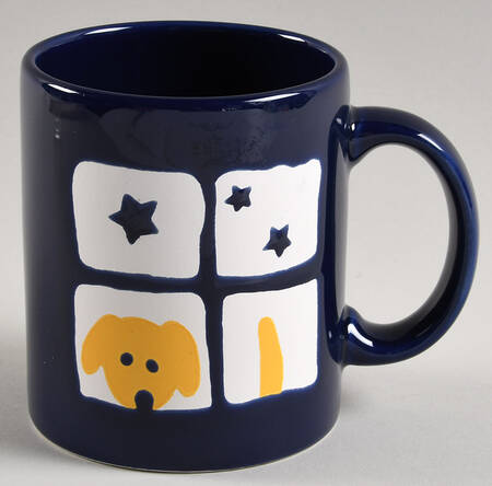 Animal House Blue Mug
