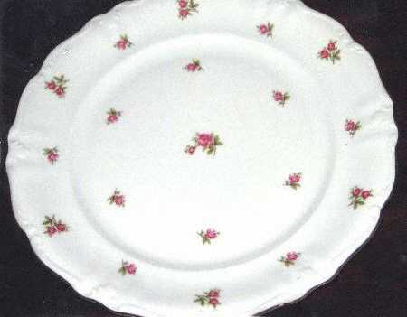 Spring Roses (Ribbed) Dinner Plate