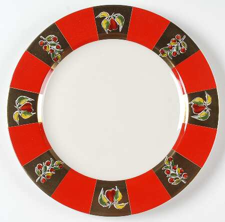 Golden Days of Christmas Service Plate (Charger)