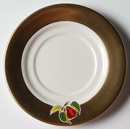 Golden Days of Christmas Saucer