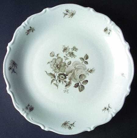 Dawn Rose (Gold Trim) 12" Chop Plate (Round Platter)
