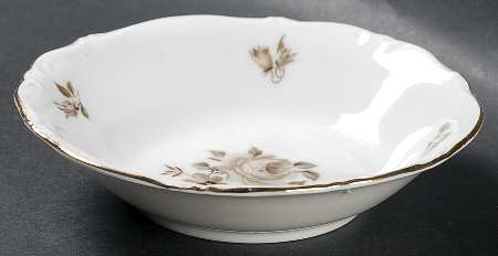 Dawn Rose (Gold Trim) Fruit/Dessert (Sauce) Bowl