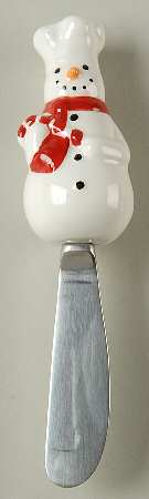 Snowman Chef Figural Spreader