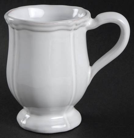 White Provencal Mug