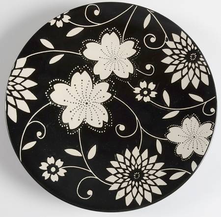 Batik Floral Salad/Dessert Plate