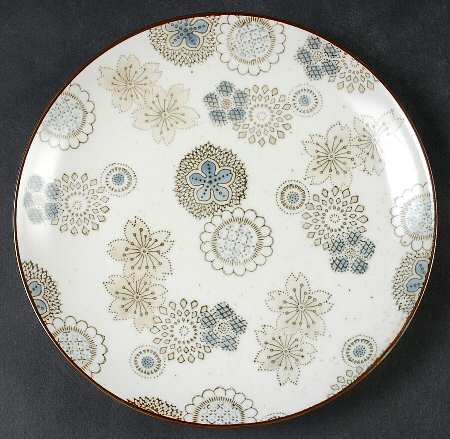 Driftwood Floral Salad/Dessert Plate