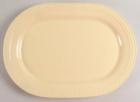 Nantucket Cream 15" Oval Serving Platter