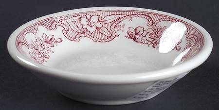 Majestic Red (White Background) Fruit/Dessert (Sauce) Bowl