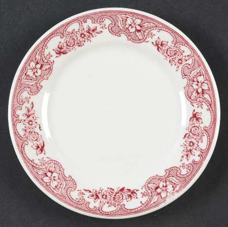 Majestic Red (White Background) Bread & Butter Plate
