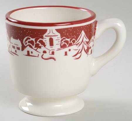 Snowy Village Mug