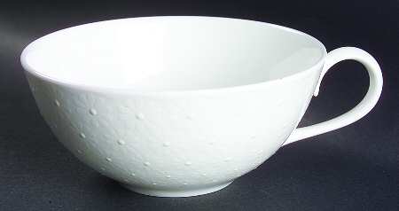 Daisy Blanc Flat Cup