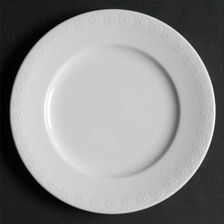 Daisy Blanc Bread & Butter Plate