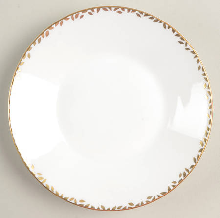 Gilded Leaf Saucer