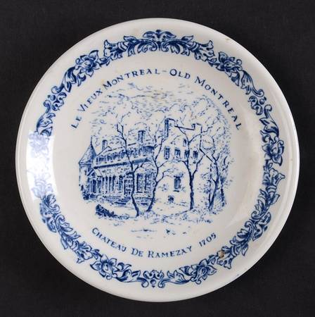 Old Montreal Blue Coaster